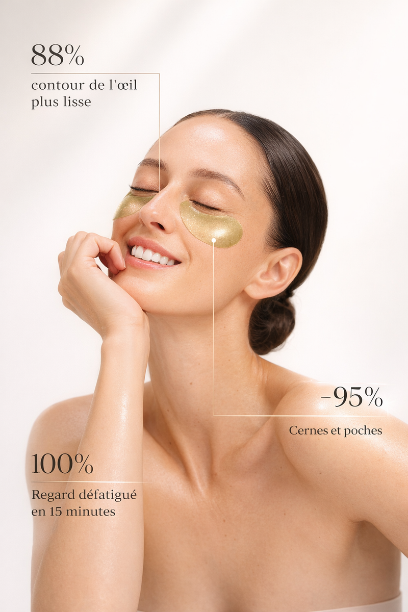Patchs yeux au collagène - Anti Cernes & Hydratation Intense