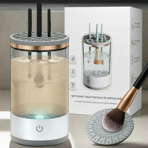 Nettoyeur Automatique de Pinceaux de Maquillage "Rapide & Efficace"